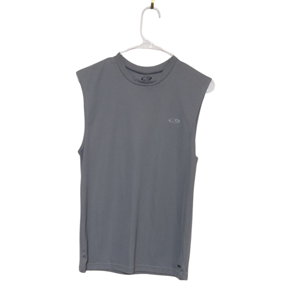 C9 By Champion Men's Sleeveless Athletic Tank Top Shirt Duo Dry Workout Gray S!